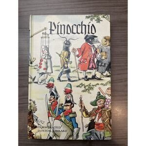 PINOCCHIO C. Collodi Illustrated Junior Library 1946 HC